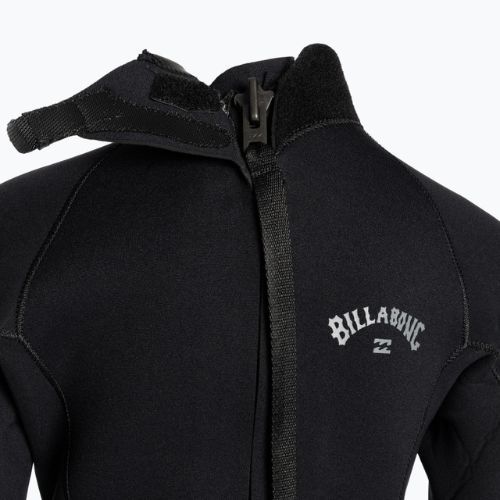 Pianka do pływania dziecięca Billabong 4/3 mm Intruder Back Zip  black