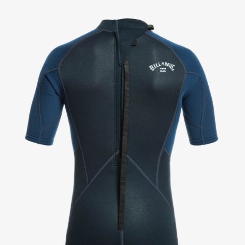 Pianka do pływania dziecięca Billabong 2/2 mm Intruder Back Zip Spring navy
