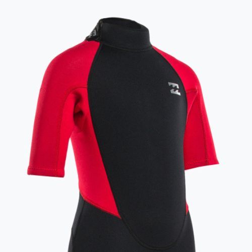 Pianka do pływania dziecięca Billabong 2/2 mm Intruder Back Zip Spring red