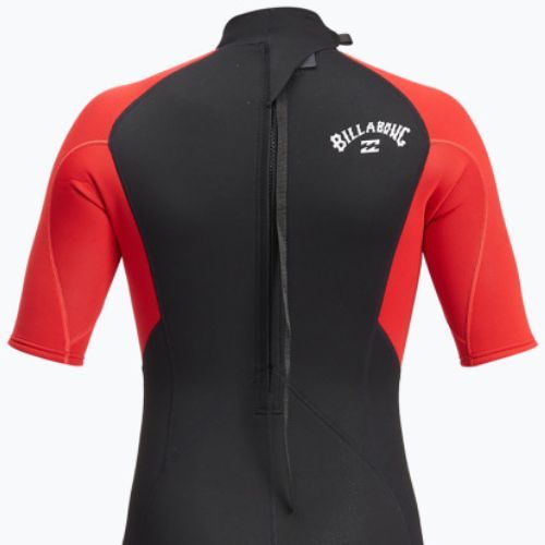 Pianka do pływania męska Billabong 2/2 mm Intruder Back Zip Spring red