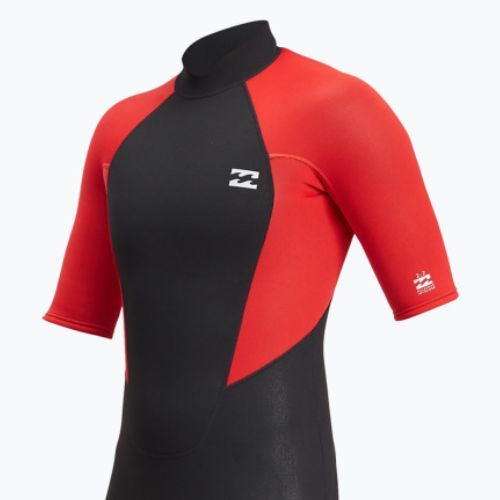Pianka do pływania męska Billabong 2/2 mm Intruder Back Zip Spring red