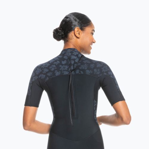 Pianka do pływania damska ROXY 2 mm Swell Series Back Zip Springsuit Qlock black