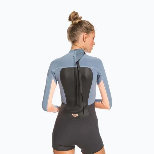 Pianka do pływania damska ROXY 2/2 mm Prologue Chest Zip Springsuit FL cloud black/powderdgrey/ sunglow