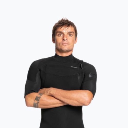 Pianka do pływania męska Quiksilver Everyday Sessions 2/2 mm Chest Zip Springsuit black