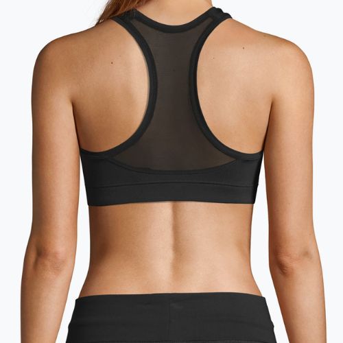 Biustonosz treningowy Casall Iconic Wool Sports black logo