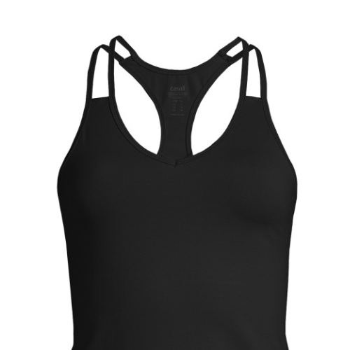 Koszulka treningowa damska Casall V-Neck Racerback black