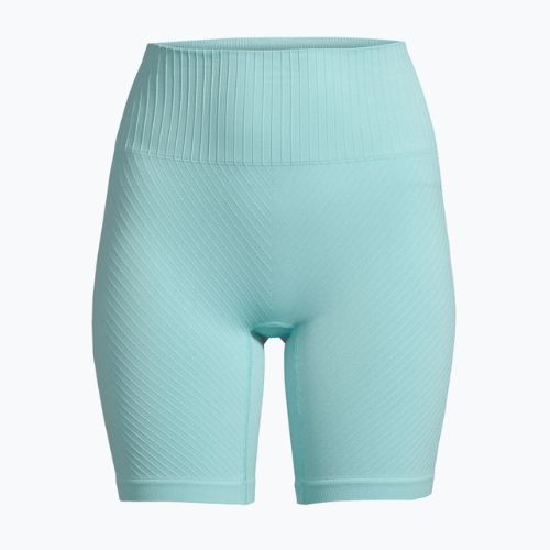 Spodenki damskie Casall Seamless Graphical Rib Bike pastel mint