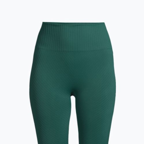 Legginsy damskie Casall Seamless Graphical Rib High Waist garden green