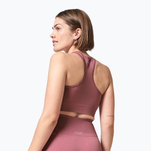 Top treningowy damski Casall Essential Block Seamless Sport mineral pink