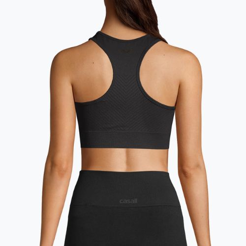 Top treningowy damski Casall Essential Block Seamless Sport black