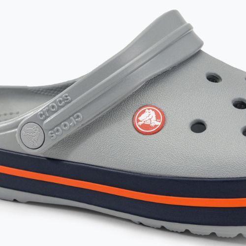 Klapki Crocs Crocband light grey/navy
