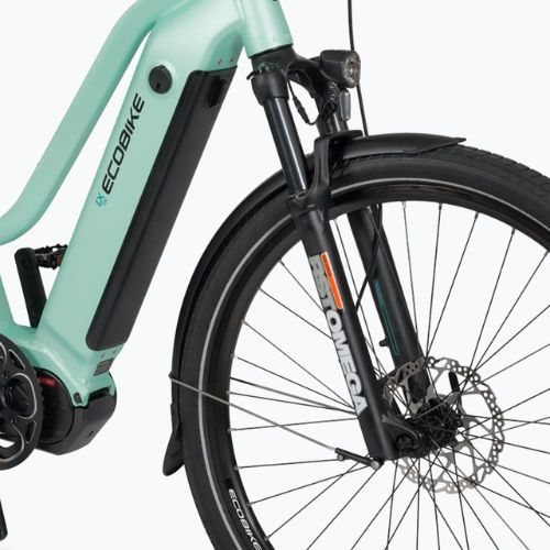 Rower elektryczny damski EcoBike LX 500/X500 48V 17.5Ah 840Wh LG mint