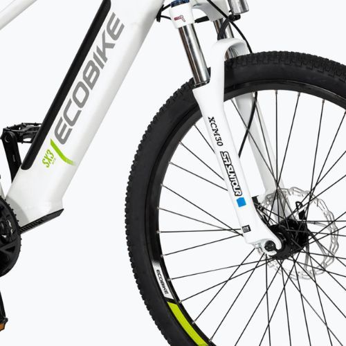Rower elektryczny EcoBike SX3 36V 17.5Ah 630Wh LG white