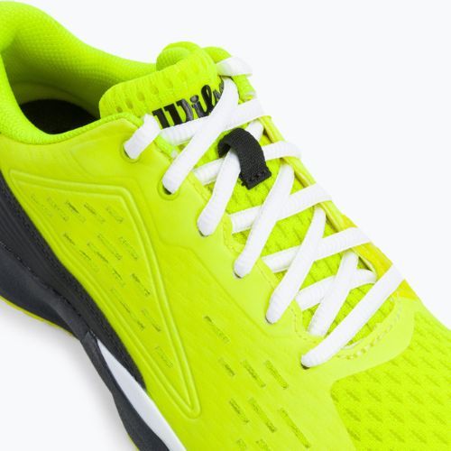 Buty do tenisa dziecięce Wilson Rush Pro Ace Safety Jr black/neon yellow