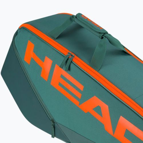 Torba tenisowa HEAD Pro Raquet Bag L 85 l dark cyan/ fluo orange
