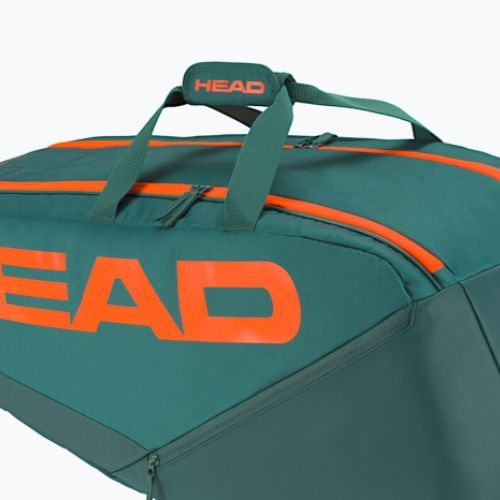Torba tenisowa HEAD Pro Raquet Bag L 85 l dark cyan/ fluo orange