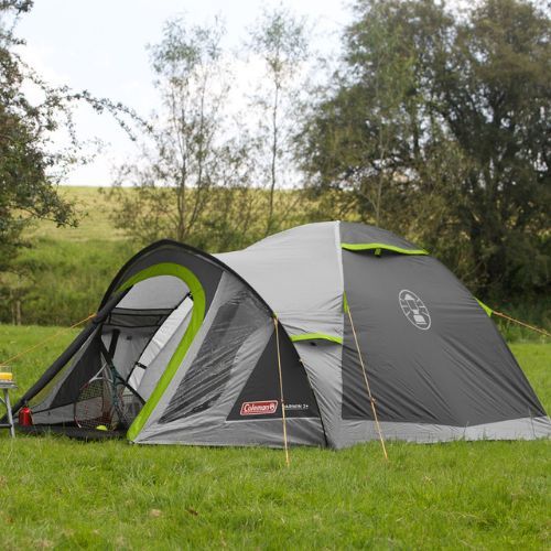 Namiot kempingowy 2-osobowy Coleman Darwin 2+ black/grey