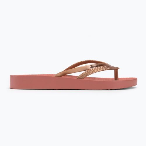 Japonki damskie Ipanema Bossa Soft V pink/metallic pink