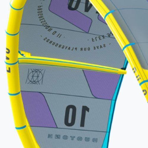 Latawiec kitesurfingowy DUOTONE Evo 2023 grey/yellow