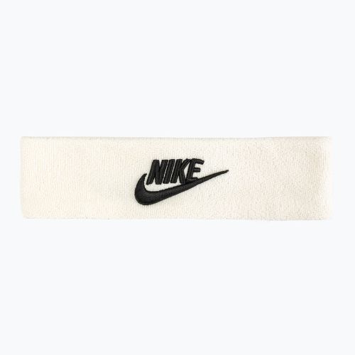 Frotka na głowę Nike Classic Headband Wide Terry white/black