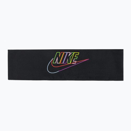 Opaska na głowę Nike Fury Headband Graphic black/picante/action grape/opti yellow