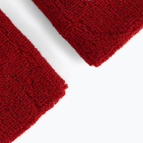 Frotki na nadgarstek Nike Swoosh Wristbands 2 szt. varsity red/white