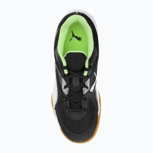 Buty do piłki ręcznej dziecięce PUMA Solarflash Jr II puma black/puma white/fizzy light/gum