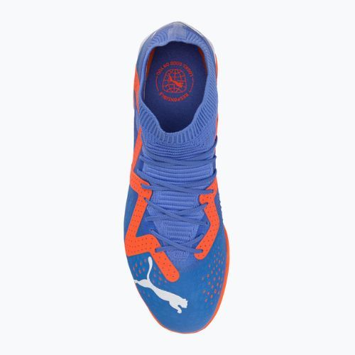 Buty piłkarskie męskie PUMA Future Match TT blue glimmer/puma white/ultra orange