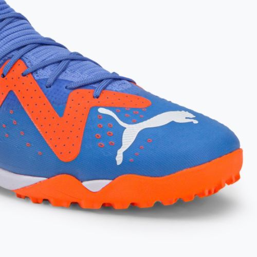 Buty piłkarskie męskie PUMA Future Match TT blue glimmer/puma white/ultra orange
