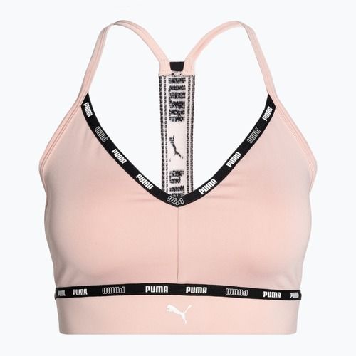 Biustonosz treningowy PUMA Low Impact Strong Strappy rose dust