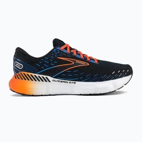 Buty do biegania męskie Brooks Glycerin GTS 20 black/classic blue/orange