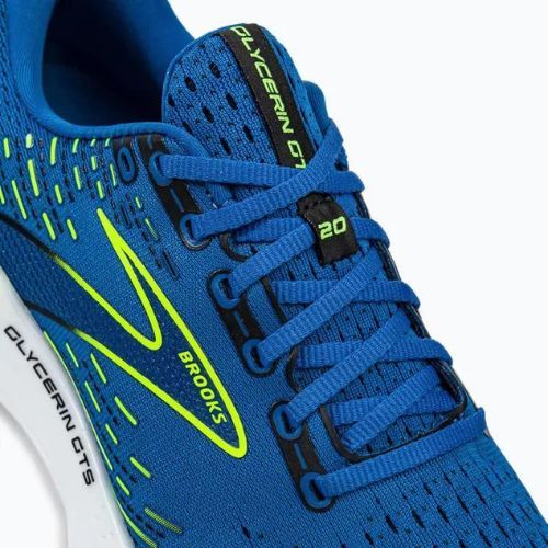 Buty do biegania męskie Brooks Glycerin GTS 20 blue/nightlife/white