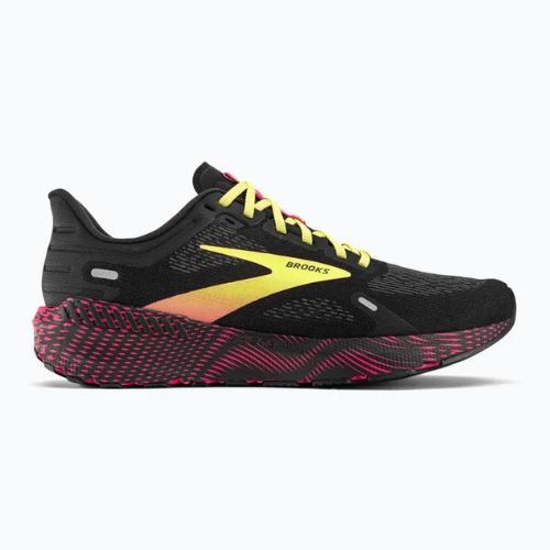 Buty do biegania męskie Brooks Launch GTS 9 black/pink/yellow