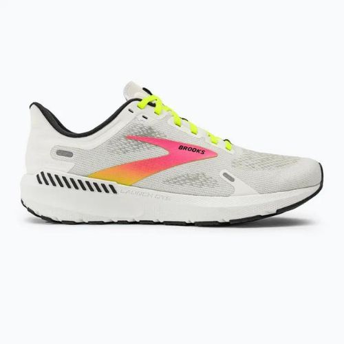 Buty do biegania męskie Brooks Launch GTS 9 white/pink/nightlife