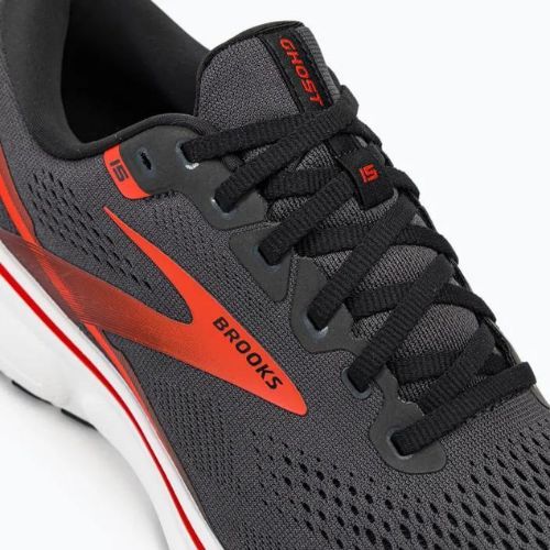 Buty do biegania męskie Brooks Ghost 15 ebony/black/spicy orange