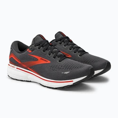 Buty do biegania męskie Brooks Ghost 15 ebony/black/spicy orange