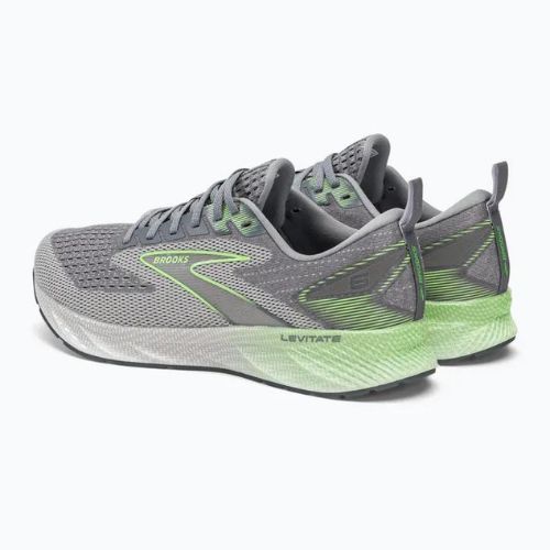 Buty do biegania męskie Brooks Levitate 6 primer grey/neon green