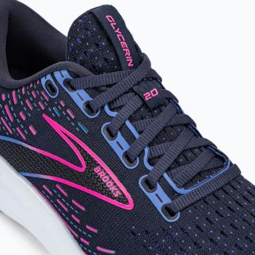 Buty do biegania damskie Brooks Glycerin 20 peacoat/blue/pink