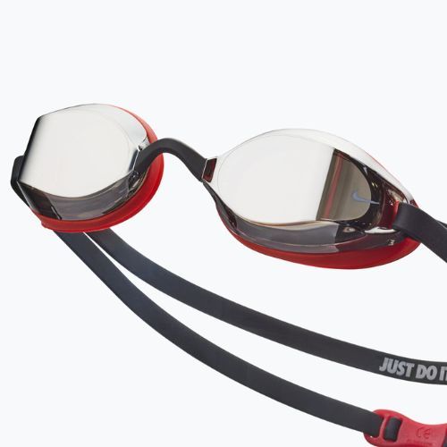 Okulary do pływania Nike Legacy Mirrored red/black