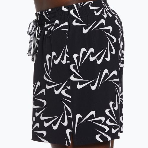 Szorty kąpielowe męskie Nike Swoosh Line 5" Volley black