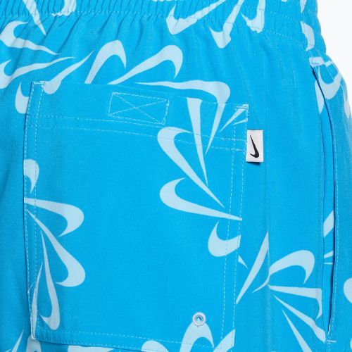 Szorty kąpielowe męskie Nike Swoosh Line 5" Volley blue lightning