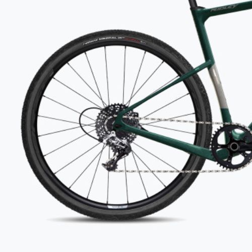 Rower gravelowy Ridley Kanzo Adventure Rival1 autumn grey metallic/racing green metallic/black