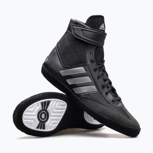 Buty bokserskie męskie adidas Combat Speed.5 black/silver