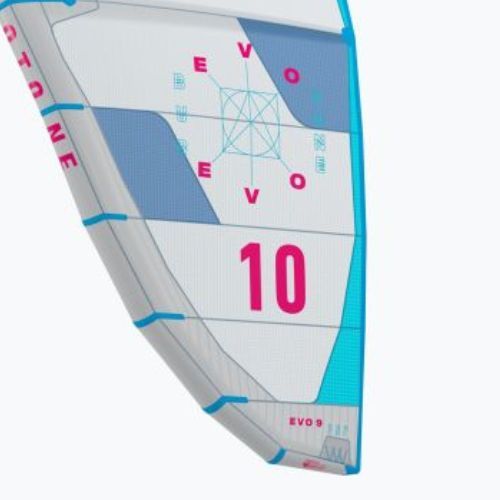 Latawiec kitesurfingowy DUOTONE Evo light grey/blue