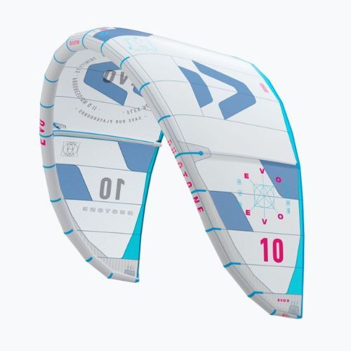 Latawiec kitesurfingowy DUOTONE Evo light grey/blue