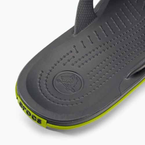 Japonki Crocs Crocband Flip graphite/volt green