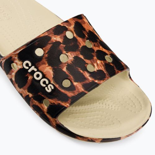 Klapki Crocs Classic Crocs Animal Remix Slide bone/leopard