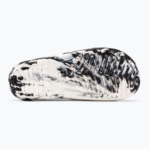 Klapki Crocs Classic Crocs Marbled Slide white/black