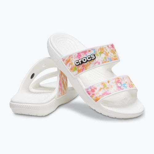 Klapki Crocs Classic Crocs Tie-Dye Graphic Sandal multi/white