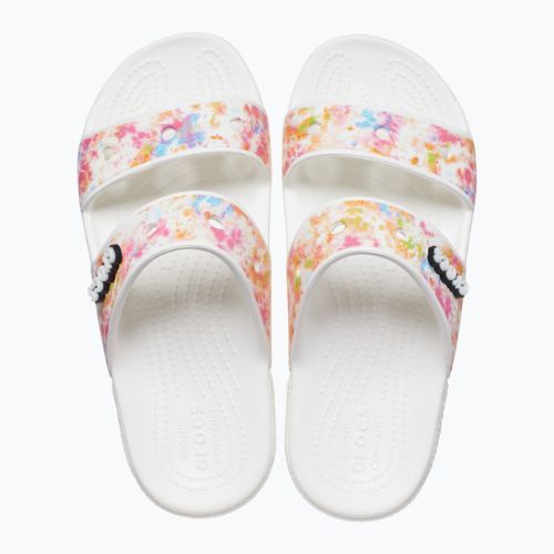 Klapki Crocs Classic Crocs Tie-Dye Graphic Sandal multi/white